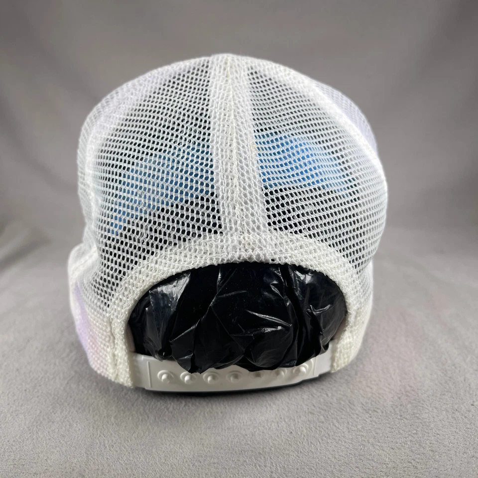 Gorra GV Valves Hombres OS Blanca De Colección Snapback Trucker Cap Paramount Hecha en EE. UU. Foto 3 de 4