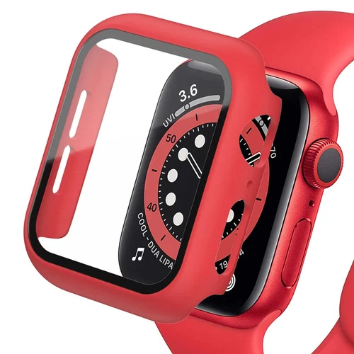 For Apple Watch Series 10 42/46 mm PC Case Cover Screen Protector Tempered Glass - Bild 25 von 32