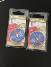 New! Lot of 2 Genuine Dremel tool EZ545HP Max Life Diamond Cutting Wheels 