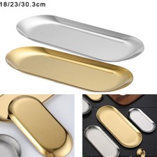 Magasin Nourriture Détail Et Articles Divers Plaque Plateau 1pcs Doré Hygiénique