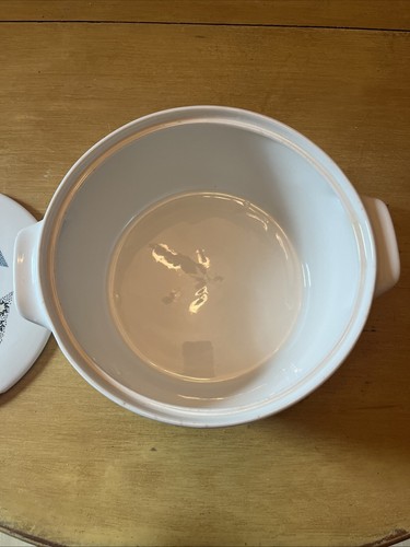 INFORMAL by IROQUOIS Ben Seibel Design True China Dutch Oven MCM Blue Diamonds - Picture 3 of 11