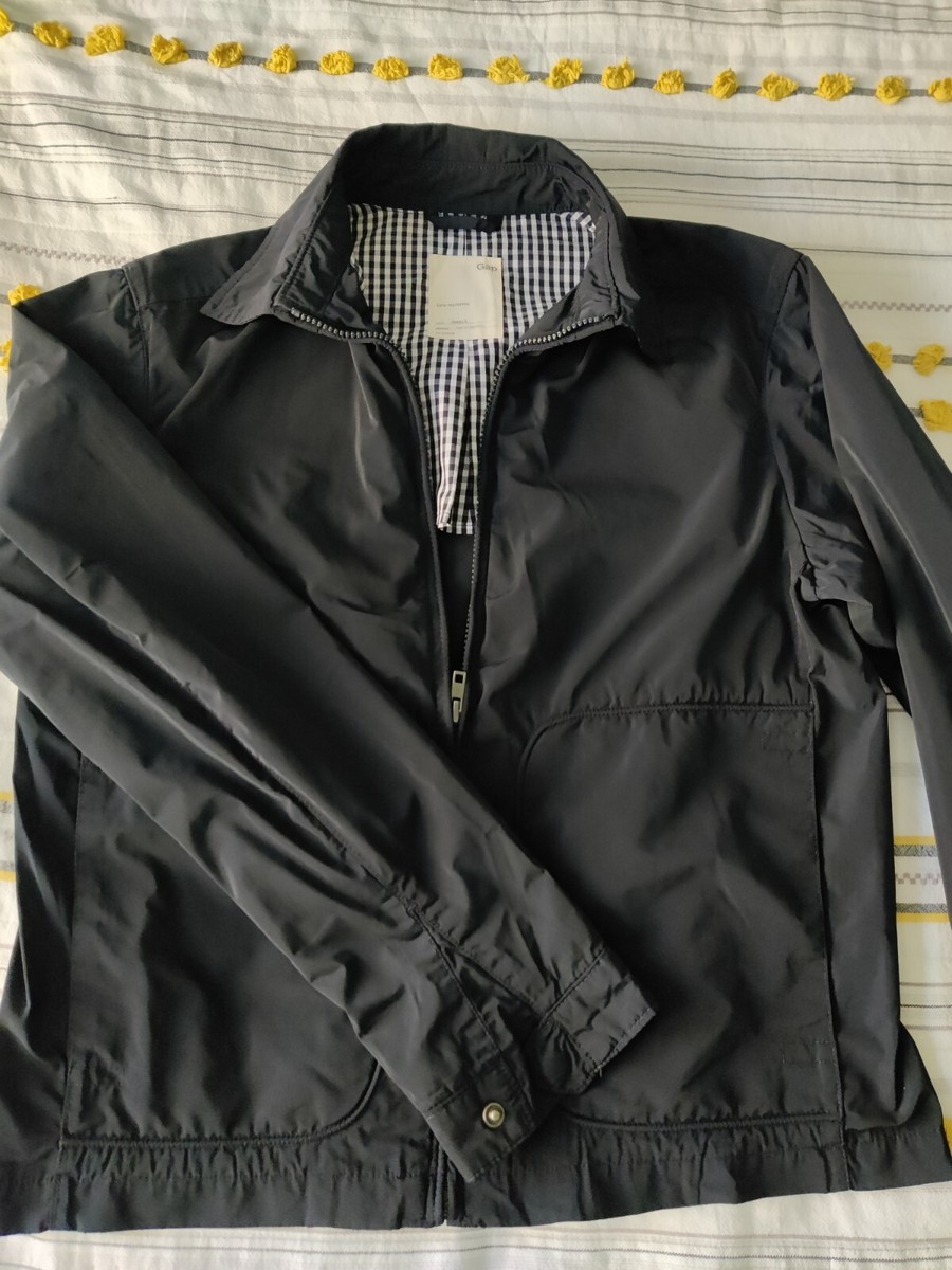 Gap Jacket Men's Small Navy Blue Nylon Rain Coat Waterproof | eBay