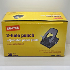 Office Depot Brand Heavy Duty 2 Hole Punch 799825 - Up to 28 sheets - New in Box