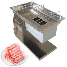 QH Meat Slicer with 5mm Blade Stainless Steel Meat Cutting Machine 500kg/h