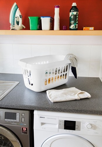 [Set of 3] Plastic Hipster Laundry Basket Washing Clothes Storage with Handles - Picture 39 of 74