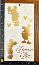 MICKEY MOUSE THE HAPPY PLANNER, 1 SHEET BEAUTIFUL CLEAR VINYL STICKERS DISNEY30