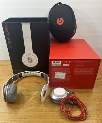 Beats by Dr. Dre Solo HD Over the Ear Headphones - White - Parts