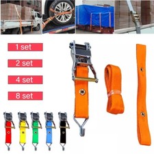 LOT Ratchet Spare Tie Down Strap for 1/14 10 RC Crawler Car Trailers Trucks Vans