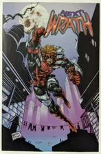 Wrath Comic Panel Poster Splash Page Art Malibu David Ammerman Ultraverse Pin-Up