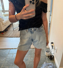 Vintage Levi s Light Wash Denim Cutoff Shorts
