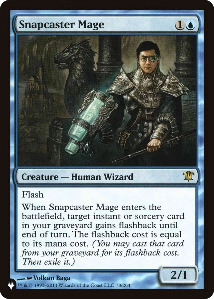 Snapcaster Mage Magic: The Gathering Individual Trading Card Games