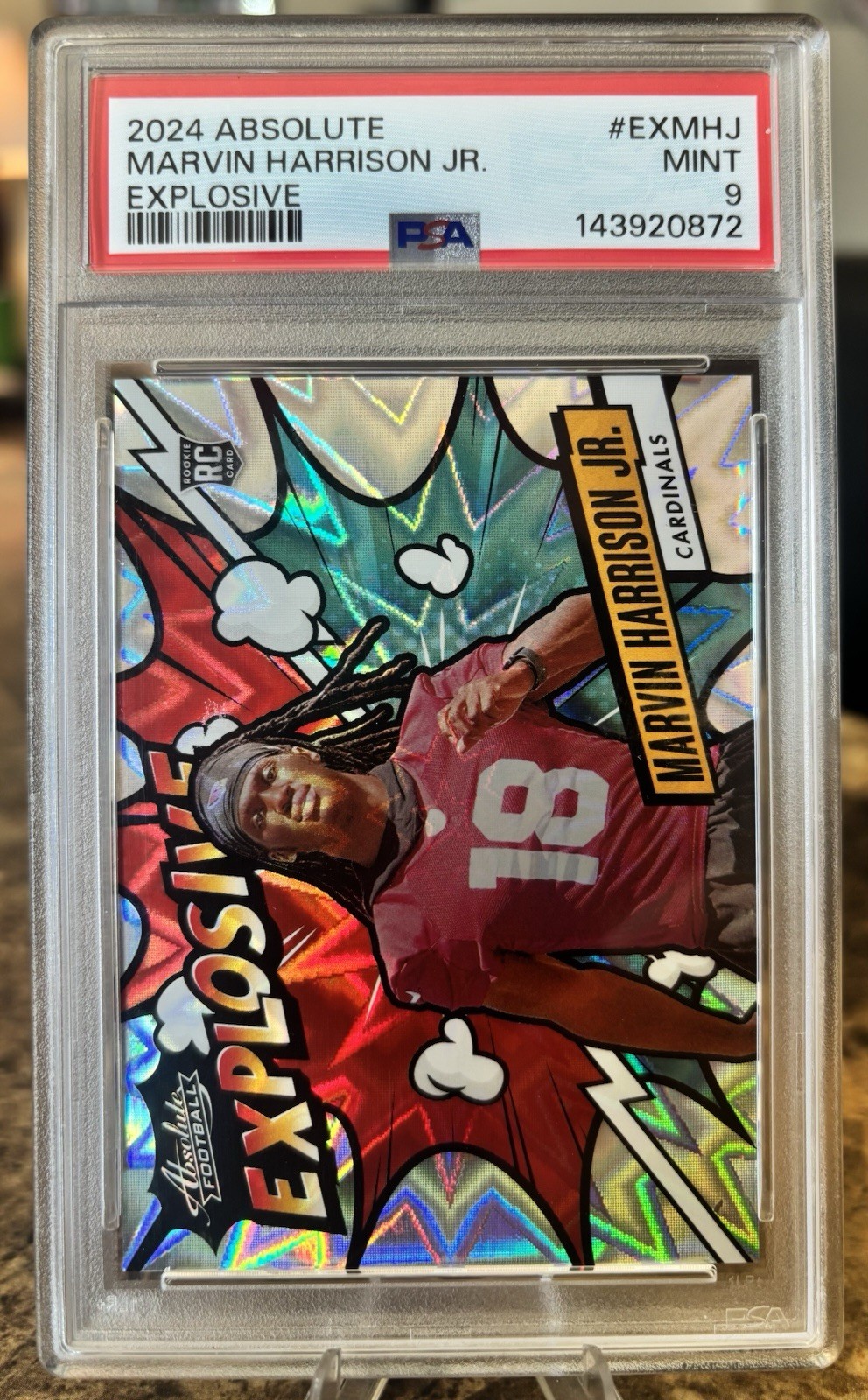 2024 Panini Absolute - Explosive Marvin Harrison Jr. #EX-MHJ (RC)