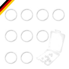 Sterlingsilber Jump Ringe 5mm f&uuml;r Schmuck DIY Handwerk und Bastelzubeh&ouml;r