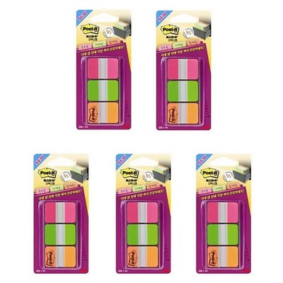 330 Flaggen (66 x 5 Packungen) 3M Post-it Flag Index Reiter 686-PGO 1 x 1-1/2...