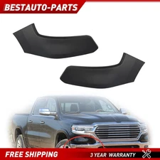 Pair For Ram 1500 2019-2024 2022 Front Upper Bumper End Filler Panel