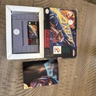 Axelay Super Nintendo Entertainment System SNES Tested. Box And Cartridge