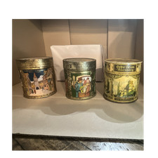 Gebr. Seim N rnberg N rnberger Lebkuchen Advertising Tins, Multicolor