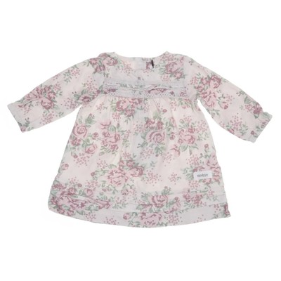 Newbie by KappAhl, Kleid, Größe: 56, Beige/Mehrfarbig, Baumwolle, Blumen #hVU