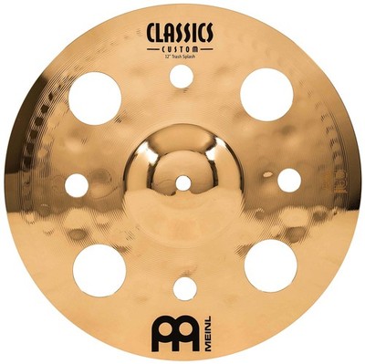 Meinl 12 Trash Splash Cymbal with Holes - Classics Custom Brilliant - Made In...