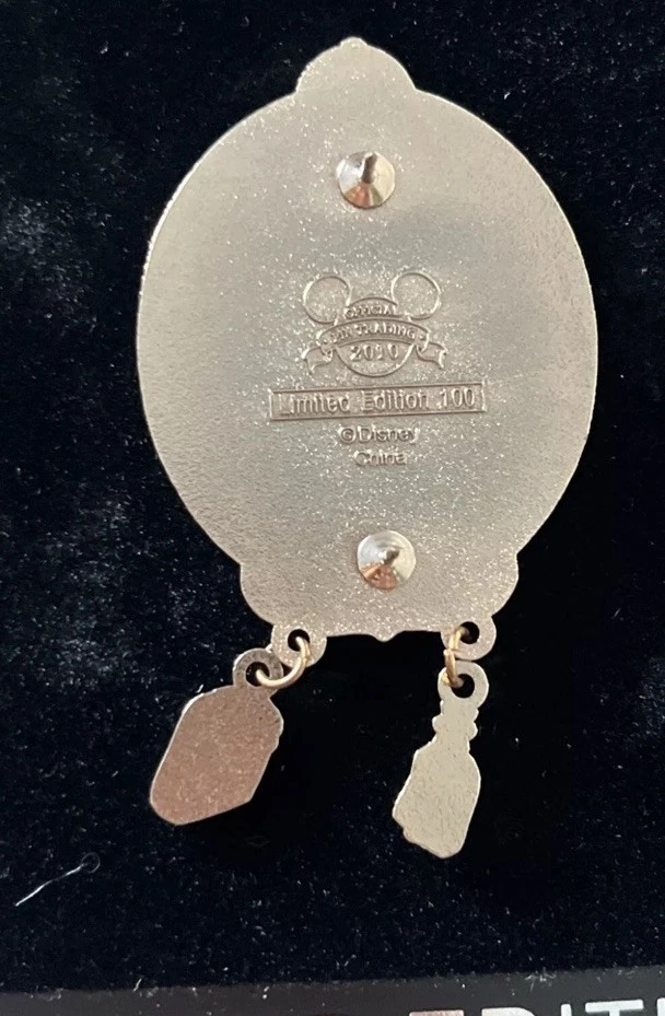 Prendedor raro LE100 Disney Shopping Tim Burton Alicia País de las Maravillas botella comer pastel Foto 3 de 4