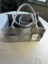 Parker Baby Co. Diaper Caddy -Nursery Storage Bin, Car Organizer for Diapers NWT