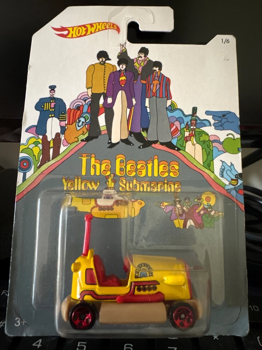 Hot Wheels The Beatles Yellow Submarine Contemporary Diecast Cars