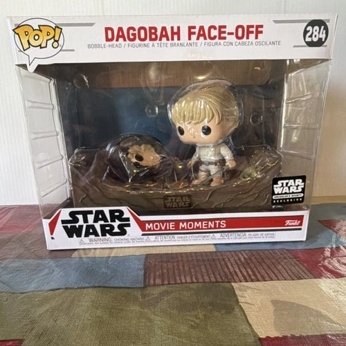Funko Pop! Star Wars Dagobah Face-Off Luke Yoda Exclusive Movie Moments #284