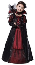 SELORE Vampir-Kost&uuml;m &bdquo;B&ouml;ses M&auml;dchen&ldquo; f&uuml;r Halloween Gr&ouml;&szlig;e L 120&ndash;130 cm