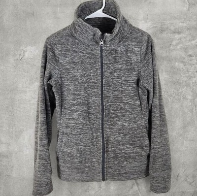 alpine Design Dark Gray Hoodie Size Small Women s full zip high neck