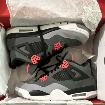 Jordan Air Jordan 4 Retro Infrared DH6927-061 Dark Grey Black Mid Top w/ box