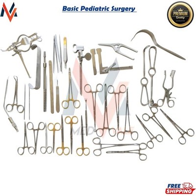 Basic Pediatric Surgery Set Of 45 Pieces Surgical Instruments-Best Quality