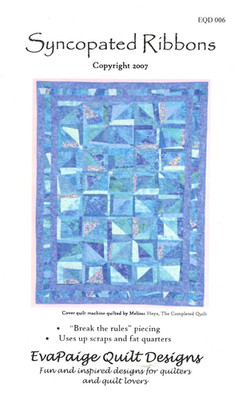 Syncopated Ribbons Quilt Pattern by EvaPaige Quilt Designs EQD006
