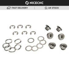 For Suzuki GSX-R SV 600 750 1100 TL 1000 Floating Brake Disc Bobbins Circlip Set