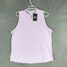 Slazenger Golf Tech Blade Polo XL Purple Amethyst Sleeveless HYDRO-DRI Shirt NWT