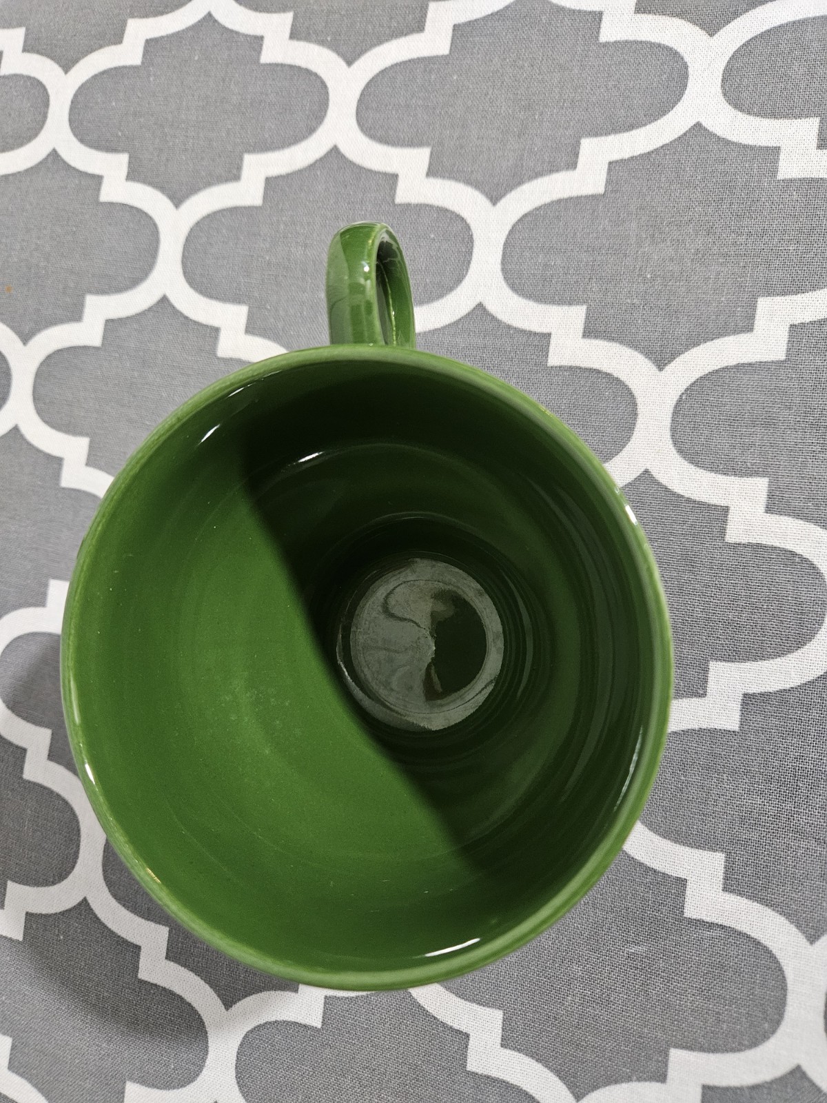 Unmarked Homer Laughlin Green  Tea/Coffee Cups