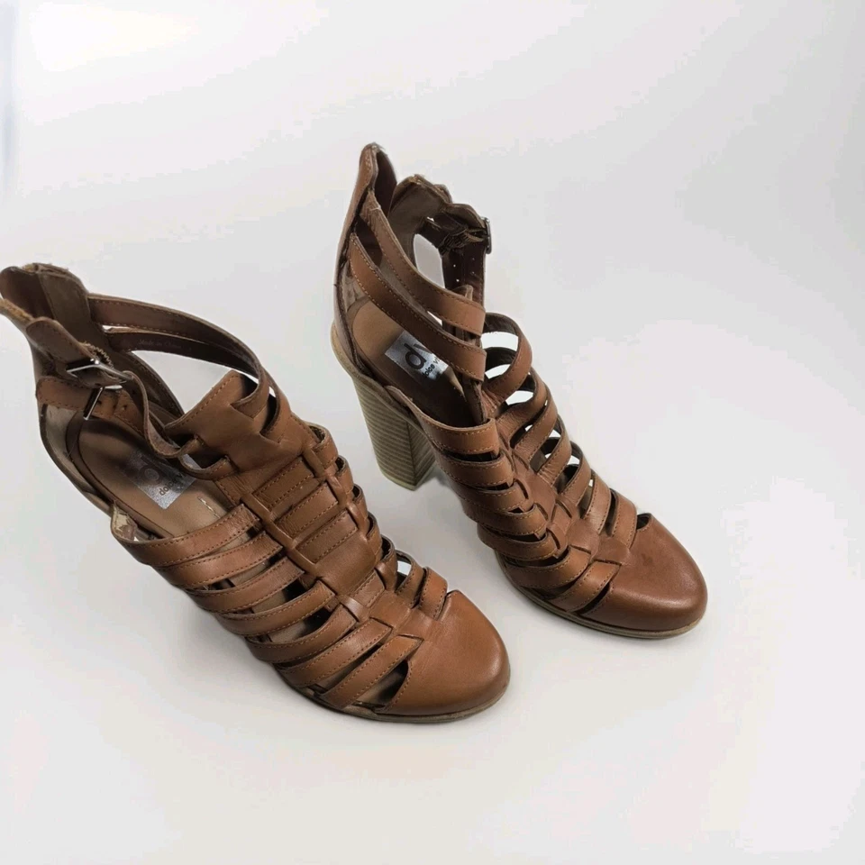 Sandalias de tacón alto Dolce Vita para mujer talla 9 tostadas con tiras elegantes y estilo Foto 2 de 4