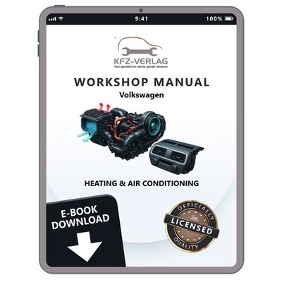 VW Scirocco 2014-2017 heating air conditioning system repair workshop ebook pdf