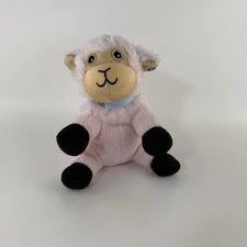 Zoobies Lola The Lamb Stuffed Animal Plush 6 Inches Pink
