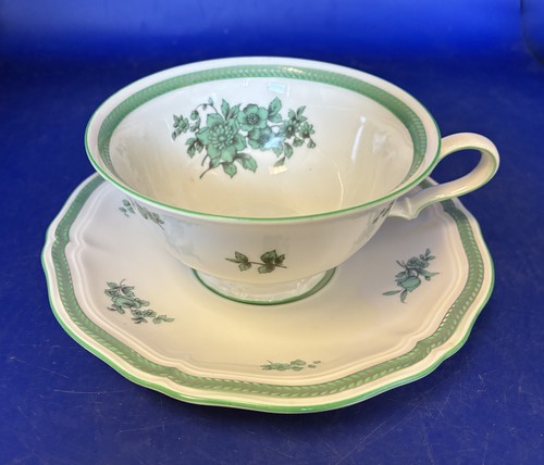 Eight Rosenthal Cups and Saucers - Green Bloom Pattern - Picture 3 of 8