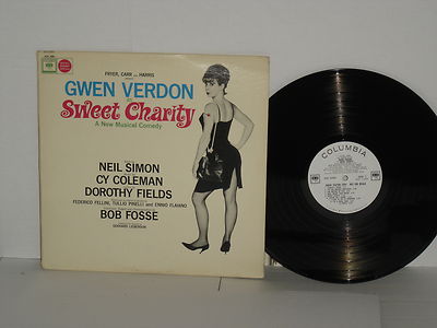 SWEET CHARITY 1966 WLP VG+ Columbia Gwen Verdon Bob Fosse KOL6500