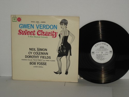 SWEET CHARITY 1966 WLP VG+ Columbia Gwen Verdon Bob Fosse KOL6500