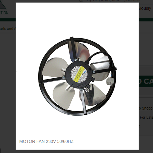 Ice-O-Matic, MOTOR FAN 230V 50/60HZ #9161150-22, IN Stock, Fast Shipping!