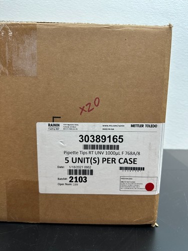 Mettler Toledo Rainin REF 30389165 Pipette Tips RT UNV 1000µL F 768A/8 Case - Picture 15 of 24