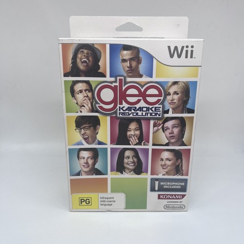 Glee Karaoke Revolution Volume Nintendo Wii Game With Microphone