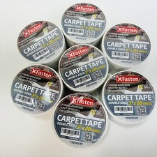 7 Pack - XFasten Premium Carpet Tape Double Sided - 3  x 20 yds Carpet Tape