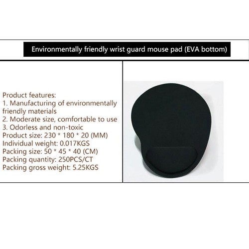 1 Pcs Mouse PC Portable Thickened Office Wrist Support Convenient Mouse Pad _xi - Afbeelding 11 van 21
