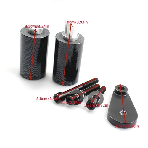 Carbon Frame Sliders Crash Protector For Yamaha YZF-R6 2003-2005 YZF-R6S 2006-09 - Picture 2 of 6