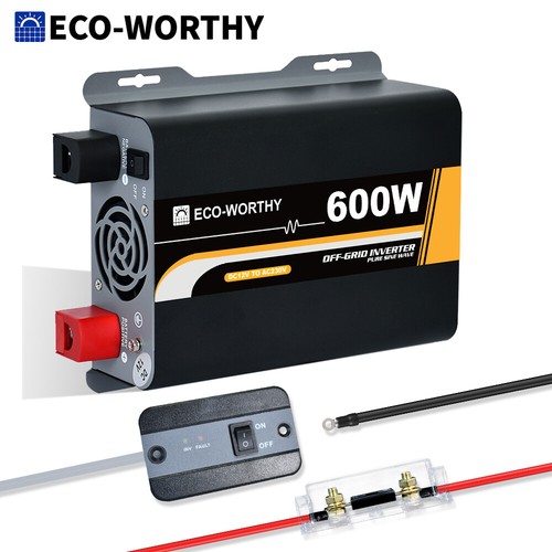 600W 1000W 2000W 3000W Watt 12V 24V Pure Sine Wave Inverter for Solar Panel Kit - Picture 13 of 47
