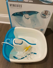 Large Feet, Foot Spa Bath Massager Heat Soaker Massage Bubble Roller Deep Soak