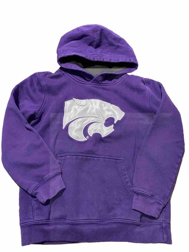 Girls Kansas State Wildcats Lot Of 4 - Sz 10 - 2 Hoodies Pj Pants & T-shirt - Picture 3 of 5